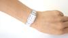 Stainless Steel Ceramic Luxury Sapphire 1 Natural Diamond [Mauro Gerardi] Women's Watch, & Bracelet, MJ3081-3, Crystal,