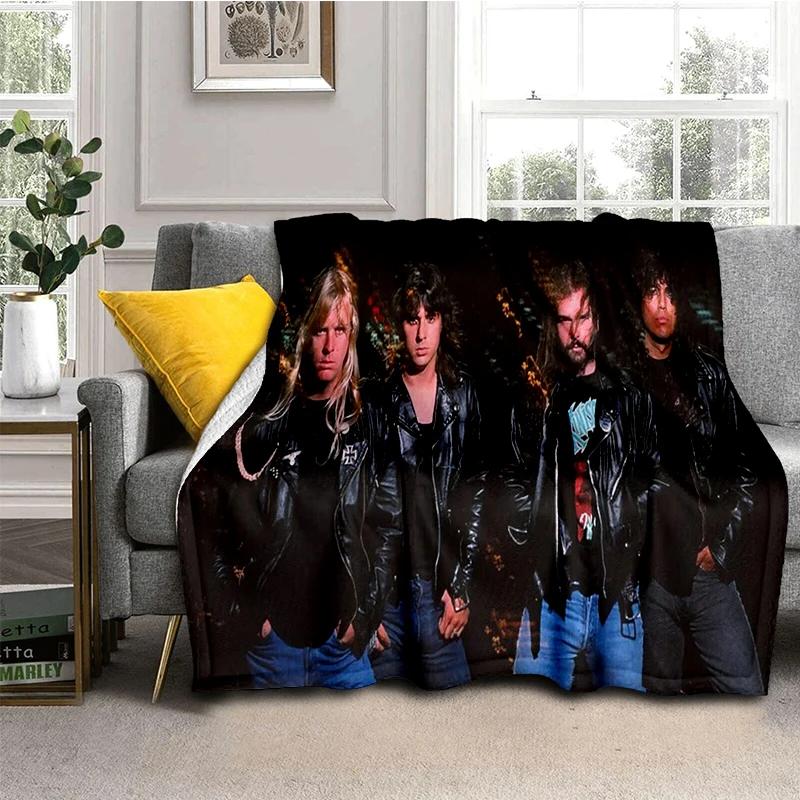 29 Style Slayer Heavy Metal Rcck Band Sign Blanket,Soft Throw Blanket for Home Bedroom Bed Sofa Travel Cover Kid Gift