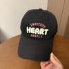 New soft top embroidered baseball cap women's spring summer sunshade sun protection cap men's trendy casual