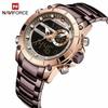9163 Men Fashion Sport Wrist Watch Steel Waterproof Dual Display Luxury Watches Relogio Masculino Digital Quartz Watch