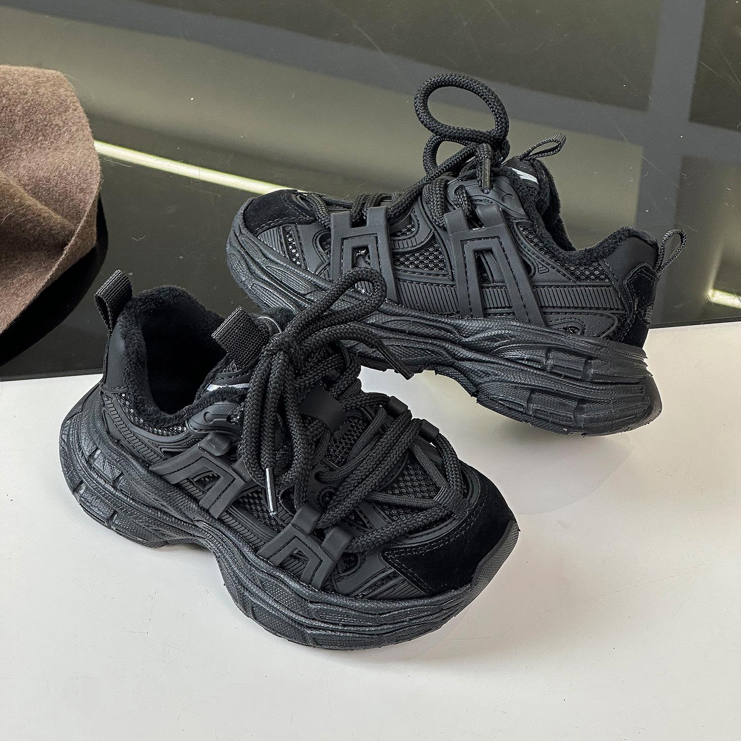 

Распродажа, Обработка, Зима, Детские кроссовки папы, Кеды, Повседневная обувь 30