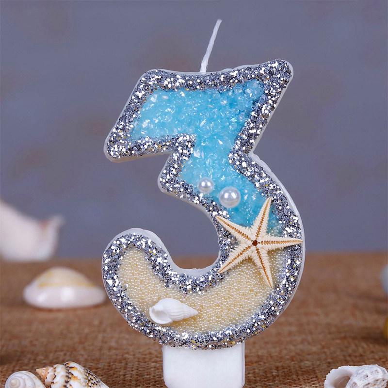 Creative Crown Birthday Number Candles - Adult & Kids Cake Decoration Topper