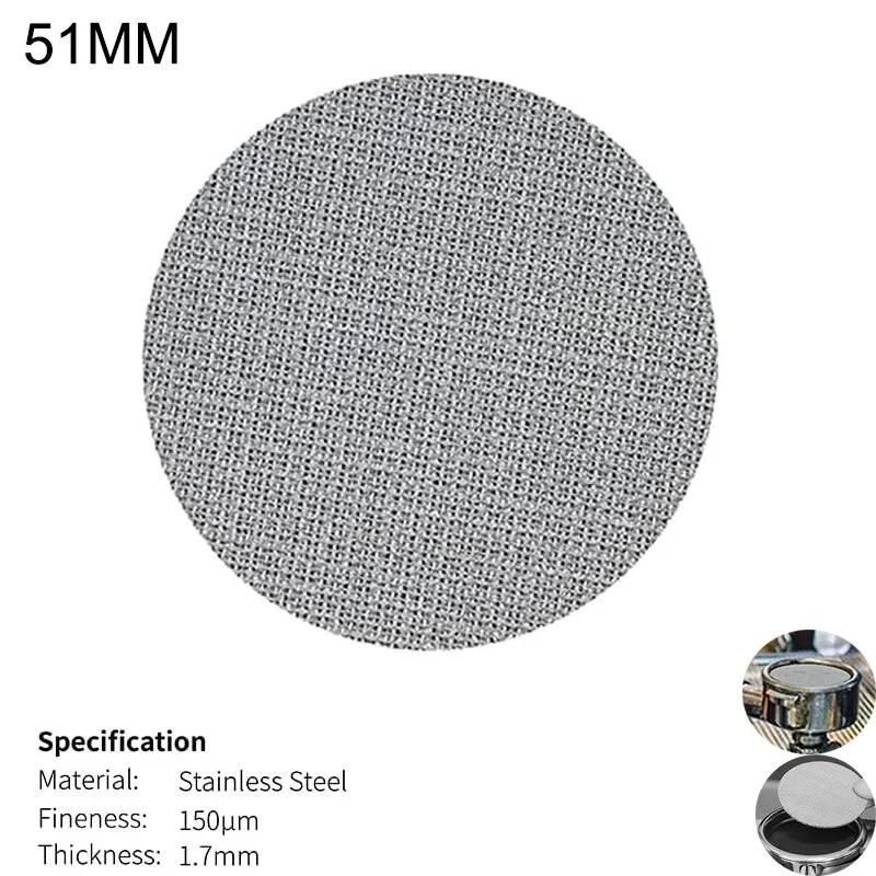 51/53.5/58.5MM Coffee Filter Plate Replacement Backflush Filter Mesh Screen Portafilter for Coffee Machine Handle Puck Screen