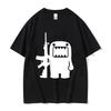 2026 New Epic Face Domo Kun Summer Casual Pure Cotton Fashion Casual Tshirt for Couples Unisexs Clothing and Women Summer T Shirt