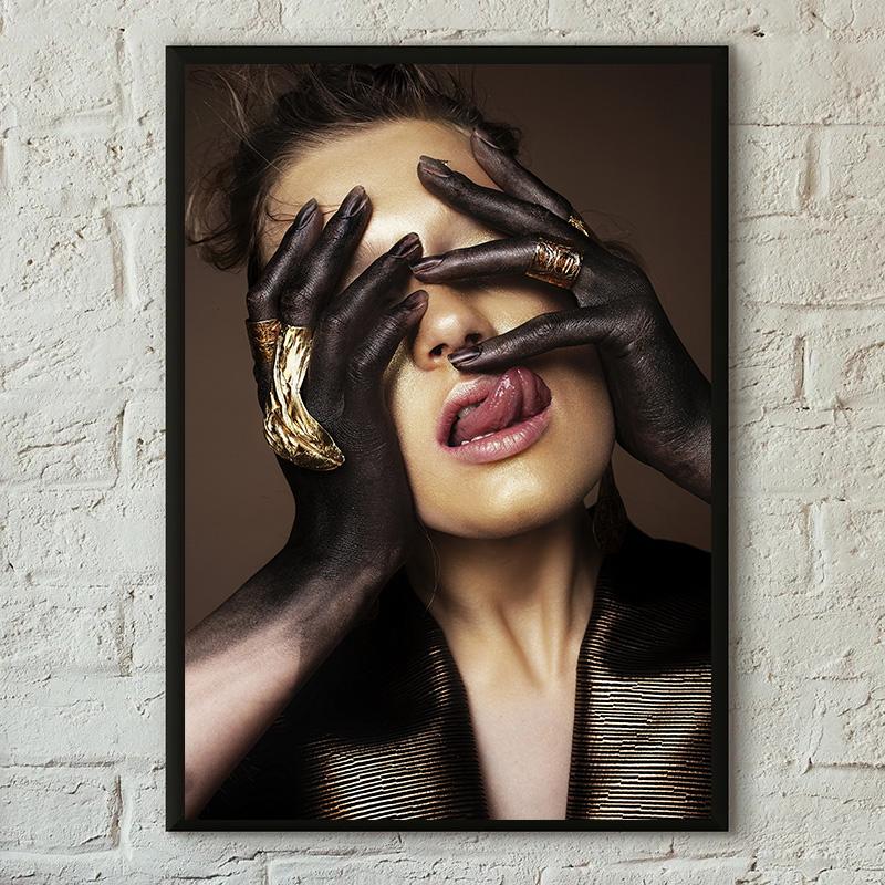 

1PC Desire Art Poster and Print Home Canvas Painting Living Room Bedroom Entrance Bar Cafe Art Painting Decoration 20x30cm
