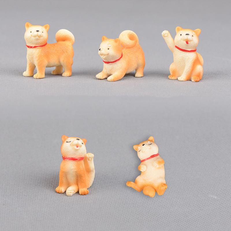 Микропейзажное украшение Акита в форме собаки — фото 6