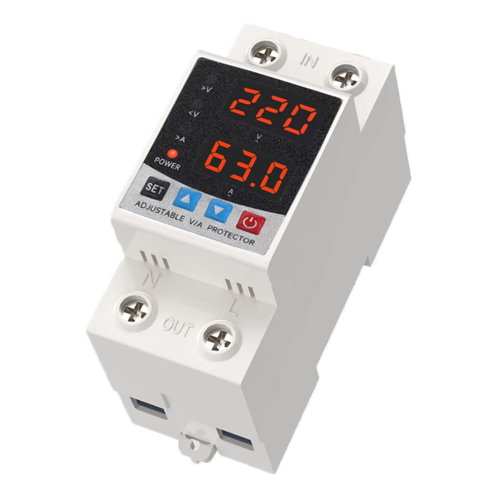 

Защиты от повышенного и пониженного напряжения Стабилизатор выходного напряжения Однофазные защиты от напряжения Реле Защиты с функцией сброса 63A