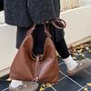 Women's Soft Leather Underarm Bag Handbag