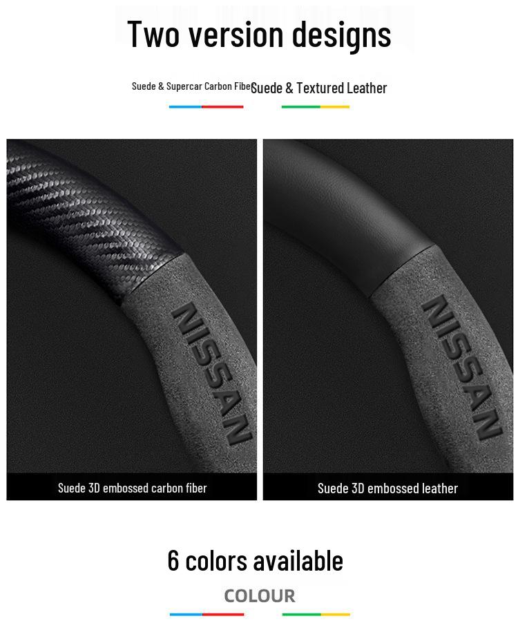 Nissan Lenkradbezug für Sylphy, Teana, Qashqai, Tiida, X-Trail, Sunny, Kicks, Murano und Bluebird