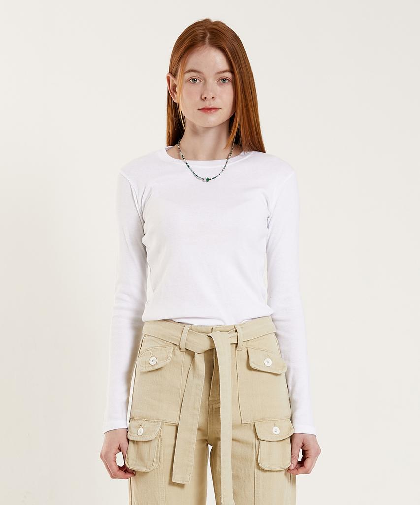 PINK PINEAPPLE Easy T.Shirt_Ivory