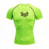 Men's Quick Drying Sports T-Shirt Tight Fit Breathable Sweat Absorbing Fitness Top High Elasticity Sweat Resist Stretchy Moisture-Wicking