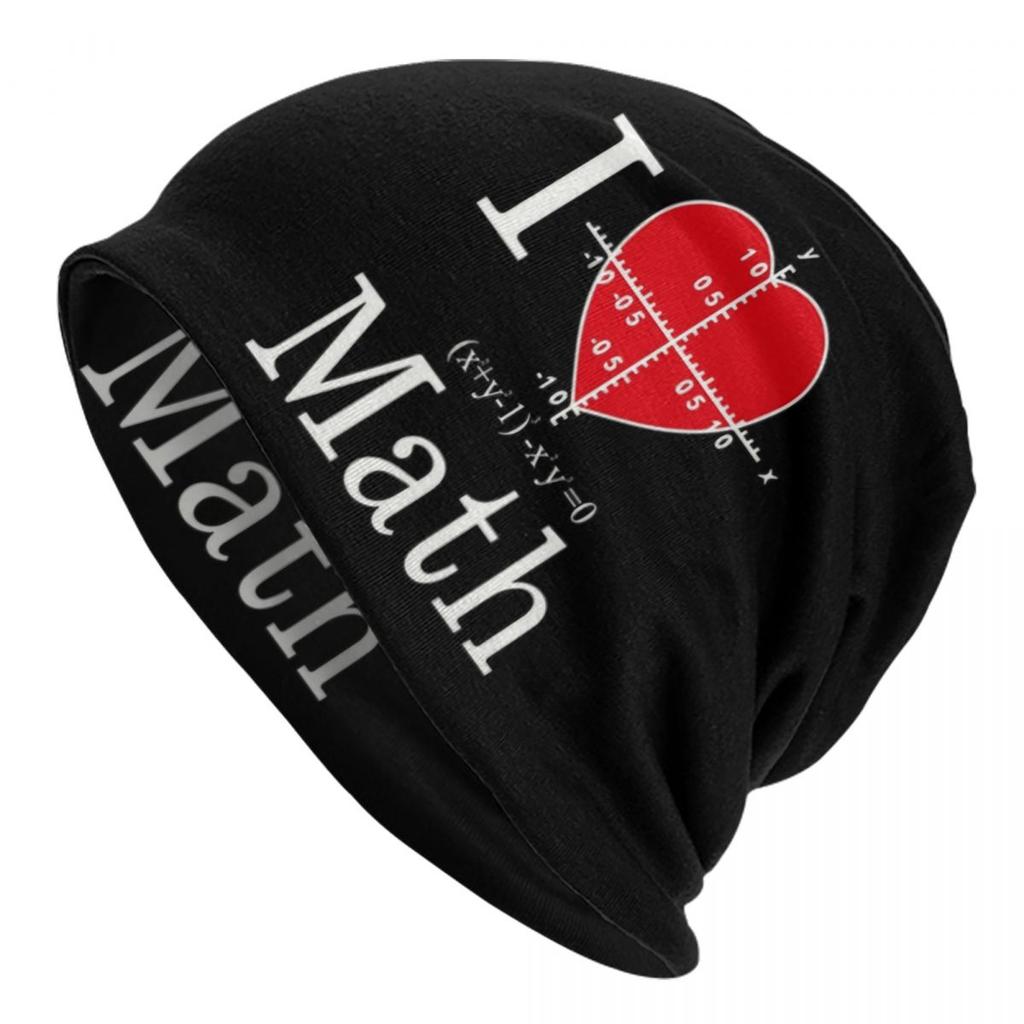 Custom Pure Math Nerd Bonnet Hats Hip Hop Knit Hat For Women Unisex Winter Warm Physics Science Skullies Beanies Caps
