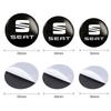djbf10 56/60/65mm Car Wheel Center Hub Sticker Badge Sticker For Seat Leon Ibiza Alhambra Exeo Altea Arona Mii IBL Car Accessories