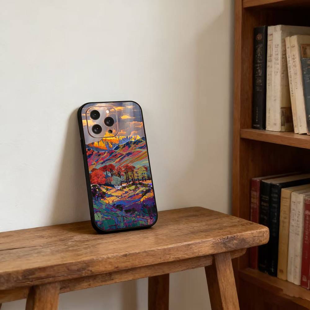D-David Hockney Paintings Phone Case For iPhone 17, 16,15,14,13,12,11 Plus,Pro Max, Others Soft Black Cover