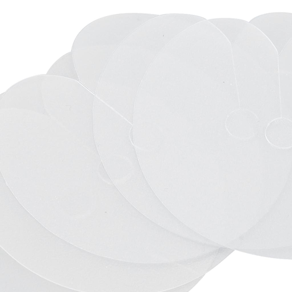 100 Stück Hitzeschutzschilder Professioneller Salon Einzelloch-Abstandshalter-Schablone für Haarverlängerungs-Bonding