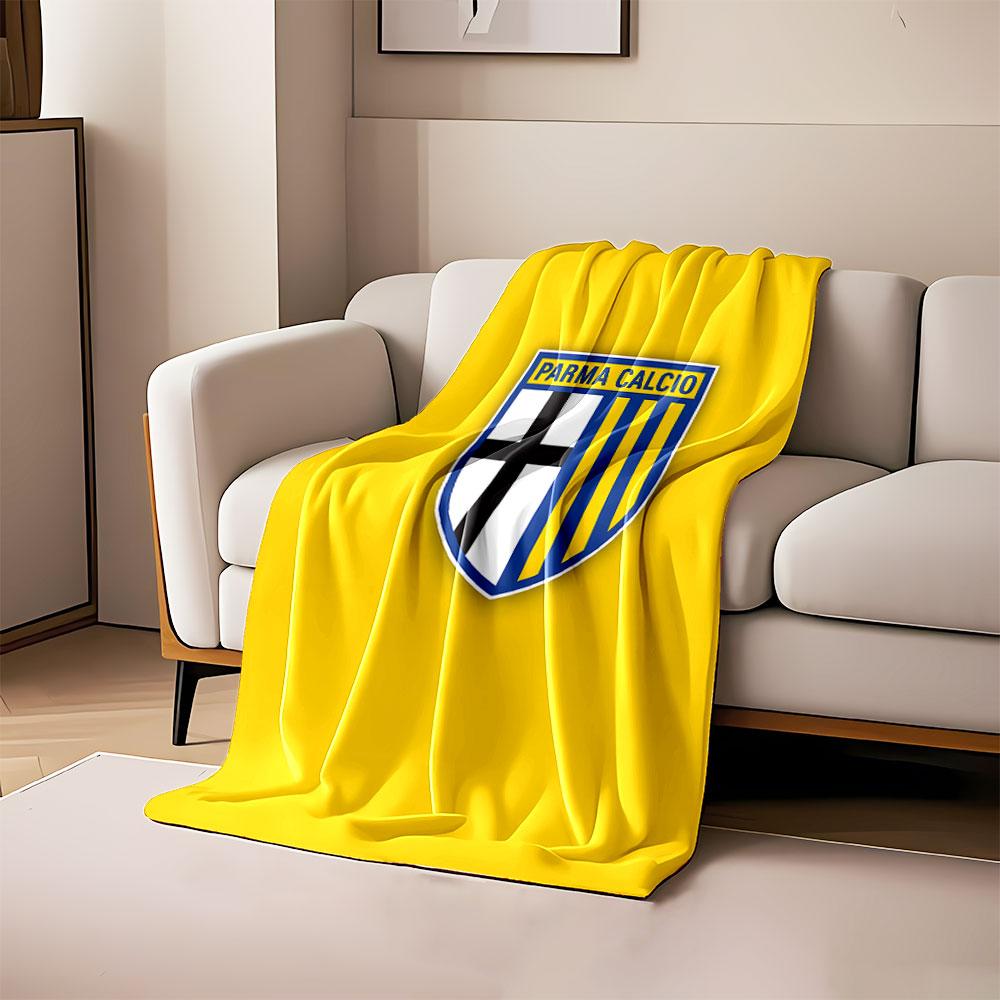 Parma Calcio Football Logo print blanket soft and cozy perfect for the living room bed sofa or a nap,gift