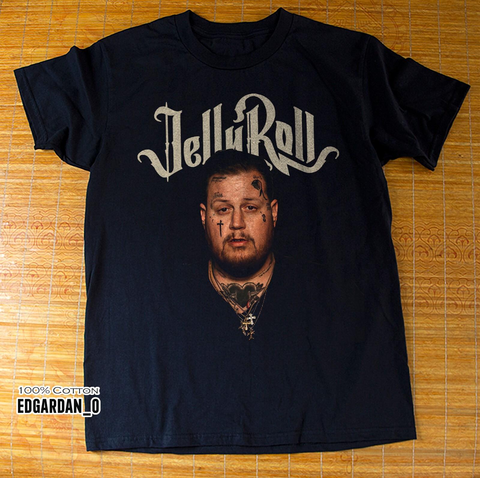 Jelly Roll American Singer Black Unisex T-Shirt Size S-5XL XXL