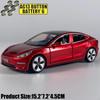 1:32 Model 3 Mid-size Luxury Sedan Alloy Metal Diecast Model Car Simulation Miniature Holiday Present & Home Trendy Ornament Toy