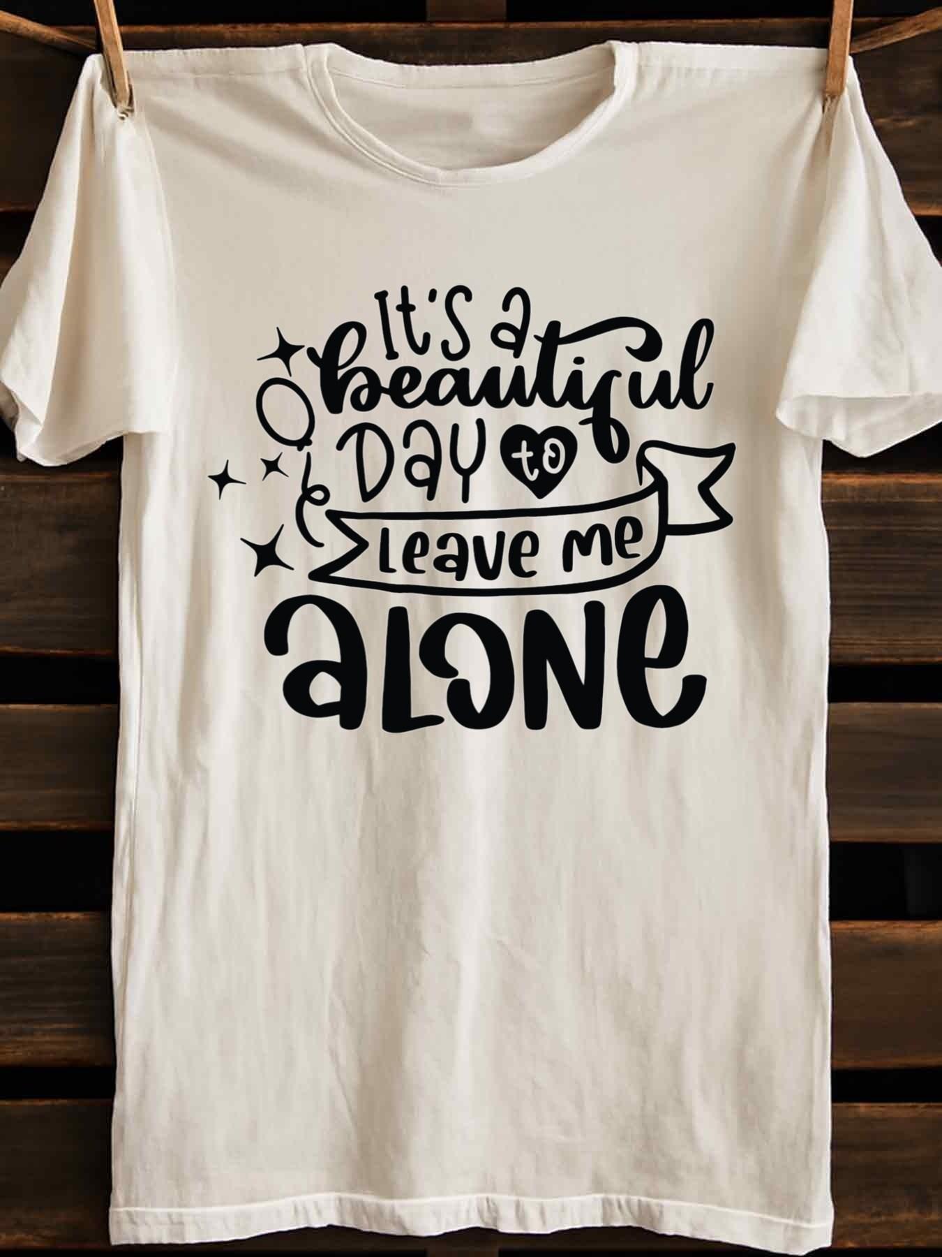 Men s T-Shirt Y2K Beautiful Day to Leave Black 3XL