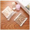 Bulk Pack Unscented Double-Headed Cotton Swabs with Wooden Sticks for Makeup Removal And Ear Cleaning - 100/500/1000pcs