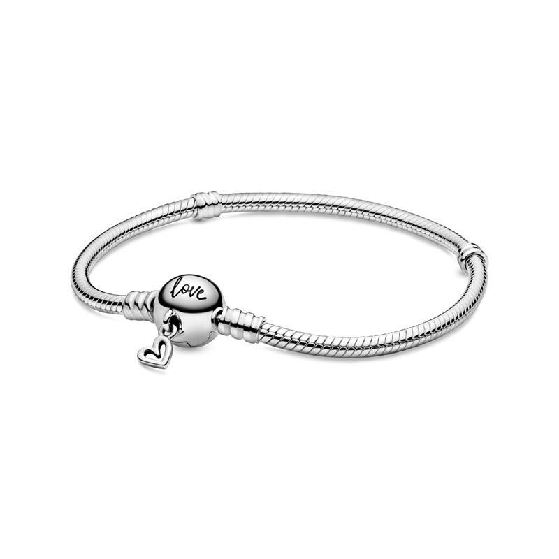 Heart Snake 925 Chain Bracelet Flower Tree Clasp Femme Love Bracelet Decoration Bangle Trinkets For Women Jewelry Gift