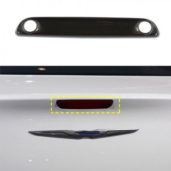 Smoked Black Rear Brake High Light Panel Cover Trim Bezel for Chrysler 300 2011+