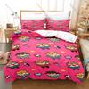 Cool Eddsworld Classic British Flash Cartoon Edd Green Hoodie Tom Blue Matt Purple Tord Red Bedding Set Duvet Cover + 2 Pillowca