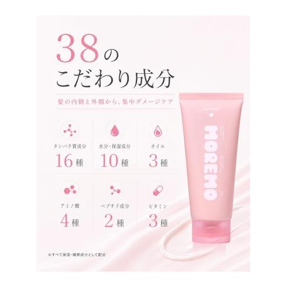 MOREMO Hair Treatment 2X Signature 180mL | Intensive Wash-off Care for Dry Colored and Bleached Hair, Damage Repair, Moisturizing Korean Hair Care