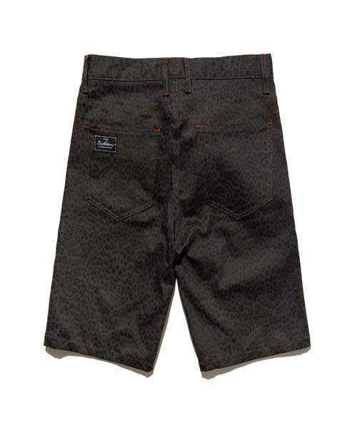 EIGHTVOLUME Ev Dark Leopard Halfpants