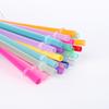 Colorful, Reusable PP Plastic Straw with Buckle - Perfect for Water or Tea Cups