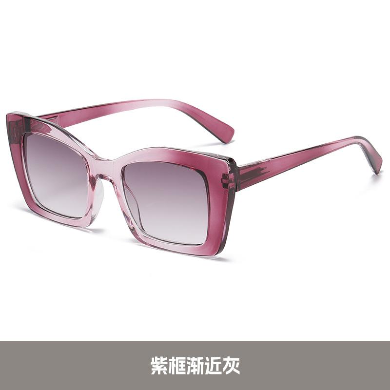 

Large Frame Progressive Color Women S Reading Glasses Pc High Definition Elderly Reading Mirror Flat Mirror +400