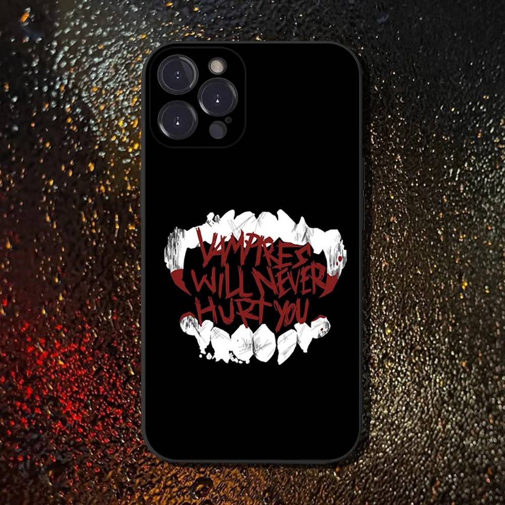 

My C-Chemical Romance MCR Phone Case For iPhone 16,15,14,13,12,11 Plus,Pro Max,XS,X,XR,SE,Mini,8,7,Soft Silicone Black Cover iPhone11PROMAX