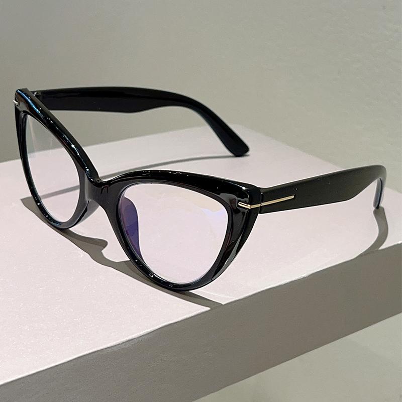 Oversized Cat Eye Reading Glasses Fashion Blue Light Blocking Optical Frames Trendy Stylish Design Presbyopic Eyeglasses
