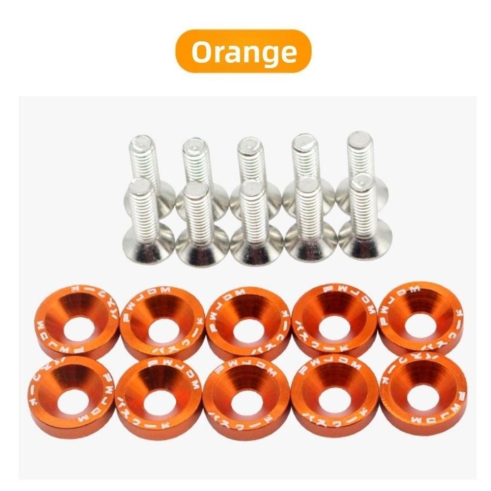 10PCS High Quality Multicolors Scooter Fasteners Screws Aluminium M6 1 2 3 Thunder Eagel Handle Bar Screw Washers for Dualtron