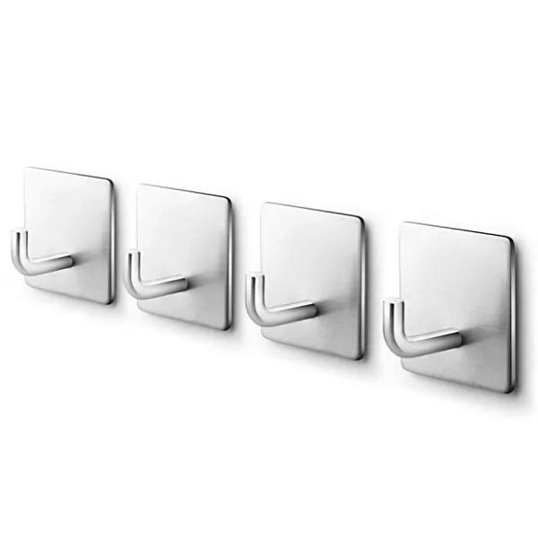 Robe Hook Wall Hook Towel Hook for Bathroom Stainless Steel Coat Hook Rustproof Hook Hanger for Kitchen Hardware