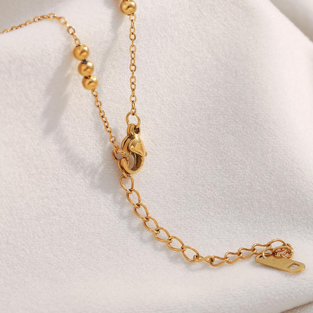 MamacitaSlay 316L Stainless Steel Tulip Flower Necklace 18K Gold Plated Waterproof Minimalist Jewelry For Women Everyday Wear