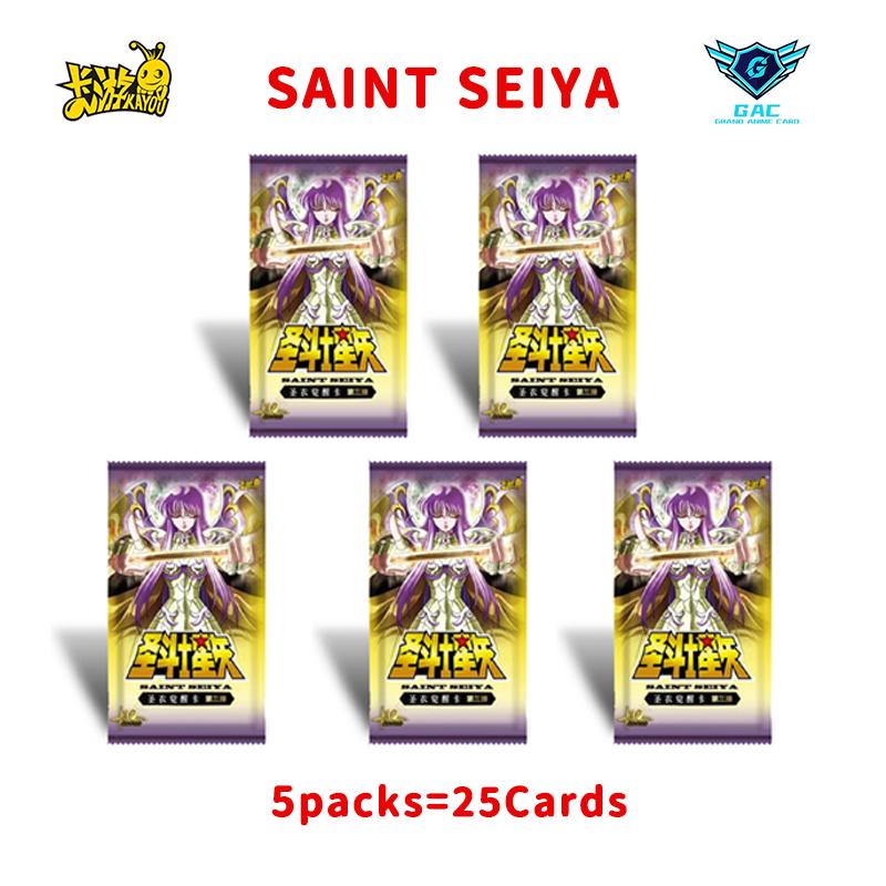 New Saint Seiya Cloth Awakening Card Box Manga Edition Collectible Card Star Pack Japanese Anime Rare Collection Cards