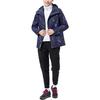Columbia Letter Print Detachable Cotton Liner 3 In 1 Waterproof Jacket Women jackets Navy-Blue WR0635-467