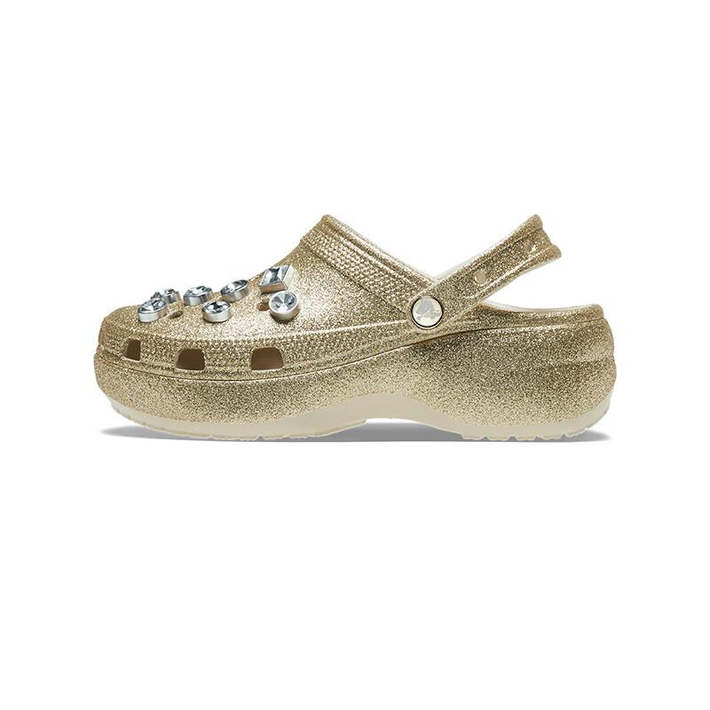CROCS Classic Shimmering Diamond Cloud Clogs