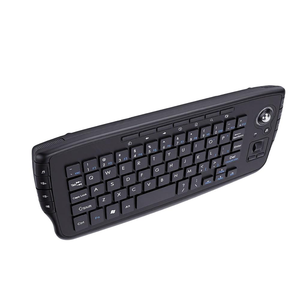 2.4Ghz Wireless Keyboard with Trackball Mouse Scroll Wheel for PC Support for Android TV Box