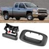 Rear Tailgate Handle with Bezel Trim Kit Set Fit for Chevrolet Silverado 15997911