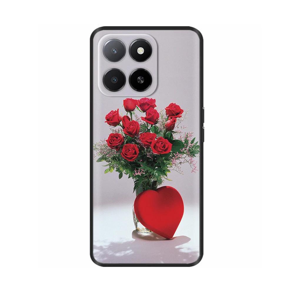 Für Honor X5B Plus Hülle Für Honor X5b 2024 Stoßfest Weiches TPU Silikon Handyhülle Für honorX5B X 5b Capa Cartoon Matt Bumper
