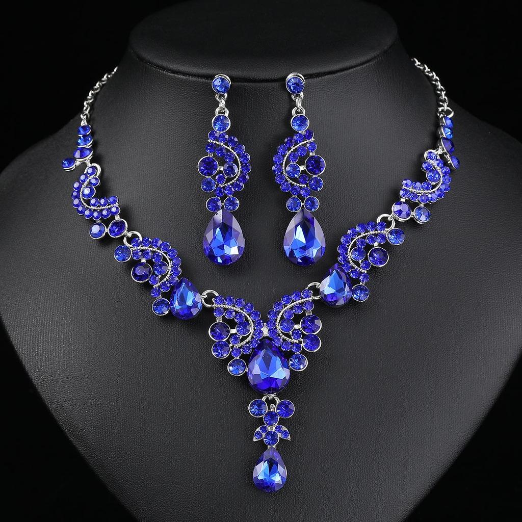 Elegant Bridal Necklace & Earring Set - High-End Wedding Accessories
