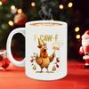 Christmas Mugs Chick Pattern Cartoon Cup Ceramic Christmas Coffee Cup For Men Youth Child Friend Mom Lady Kitchen Holiday