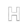 182pcs/lot 8mm 10mm Silver Plain Slide Letter Charms Alphabet A-Z For Bracelet Wristband Keychain Pet Collar DIY Jewelry Making