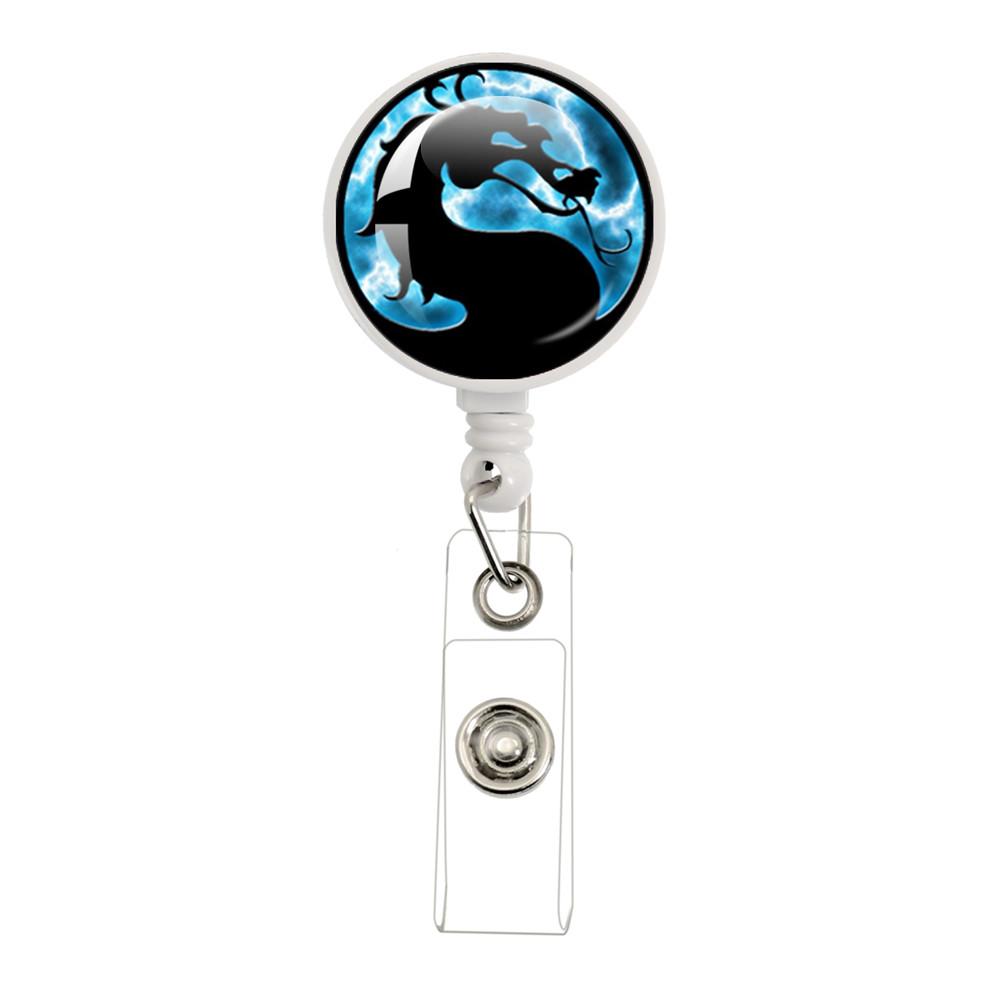 New Mortal Kombat Games Retractable Badge Reel ID Card Name Card Display Tag Staff Card Badge Holder Accessories Gifts