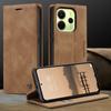 For Xiaomi Redmi Note 14 4G (164.84x78.15x8.16mm) Wallet Case CASEME 013 Series PU Leather Phone Cover Stand