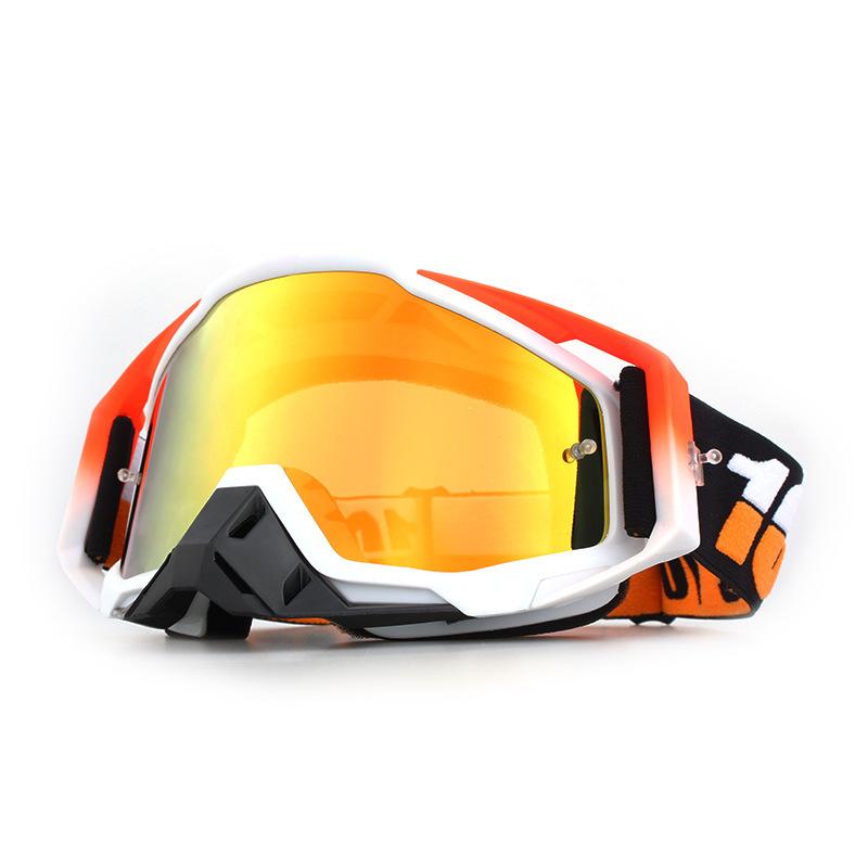 Manufacturer Custom Logo MX BMX Dirt Bike Goggles with Tear Off Film for Motorcycle Helmet and Outdoor Sports