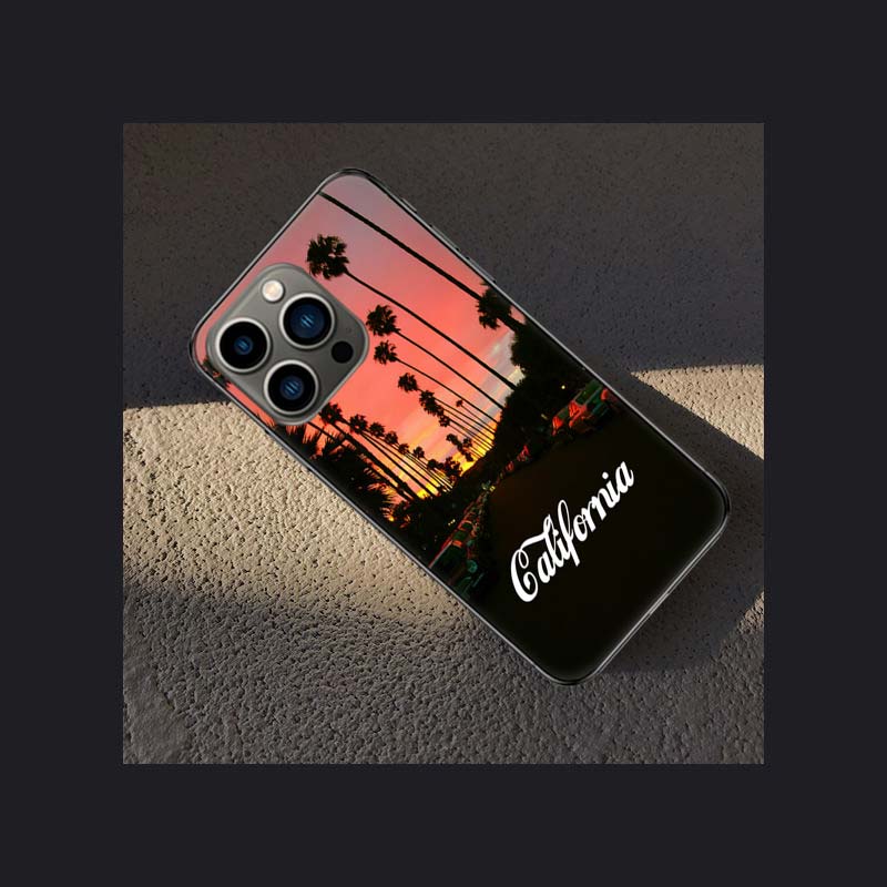 Sea Tropical Palm Trees Beach Phone Case For Apple Iphone 15 13 12 11 14 Pro Max Mini Cover SE 2020 X XS XR 8 7 6 6S Plus 5 5S S