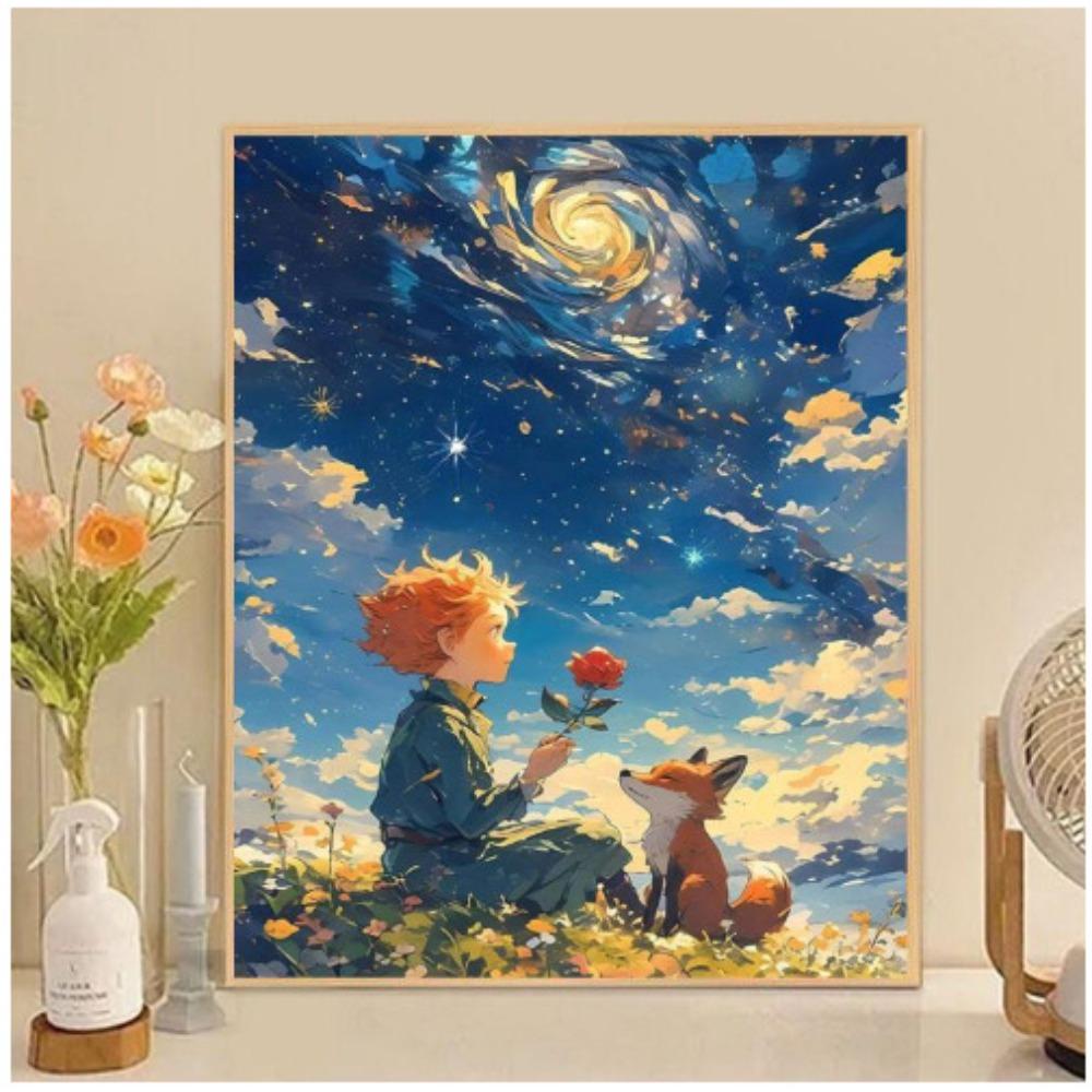 Diamond Painting Handmade DIY Starry Sky Castle Home Decoration Painting Romantic Night Light Luxury